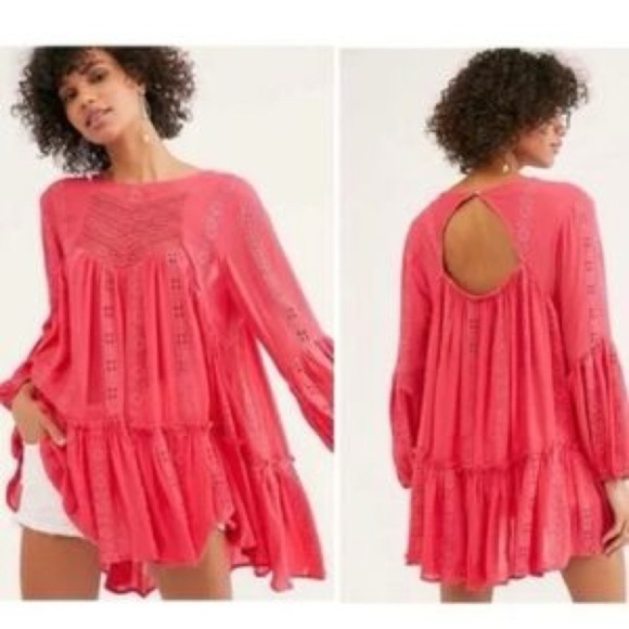 Free People Kiss Kiss Sweetest Dreams Tunic Dress Size XS - Picture 12 of 14